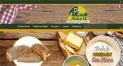 Desktop Screenshot of panaderiapandeabril.com